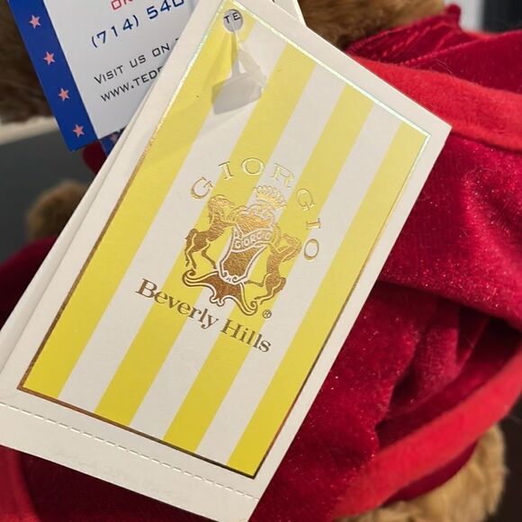 Exclusive Herringtons Teddy Bear Club Giorgio Beverly Hills 2000 Collectors Bear - Picture 3 of 9
